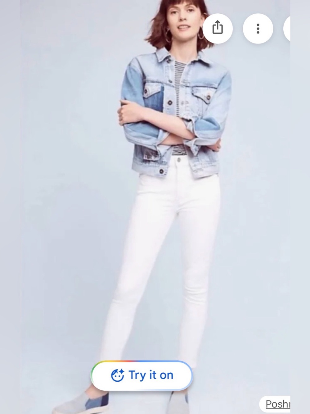 Citizens of Humanity Carlie High Rise Crop Skinny Jeans in White - 25